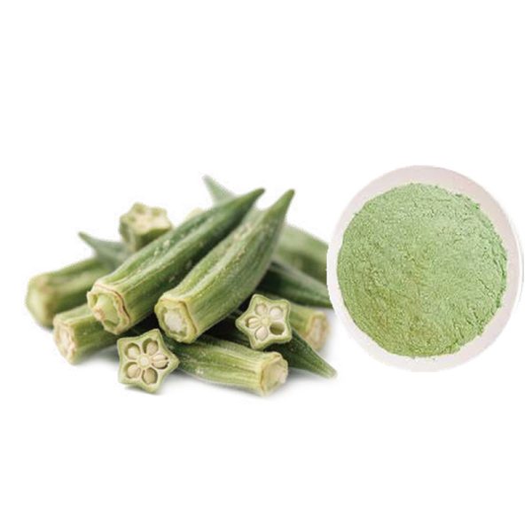 Okra Powder Process Freeze-Dried Vegetable Powder Okra - Kuye BioTech – Premium Freeze ...